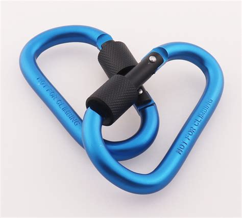 shaped carabiner keychain